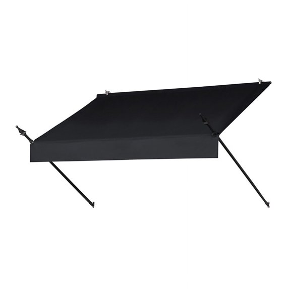 IDM Worldwide 3020870 Replacement Cover for Designer Awning in UV - Resistant Fabric - Ebony, 6 ft.