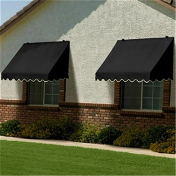IDM Worldwide Sunsational Traditional Awning Ebony 8 ft.