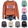 thumbnail image 1 of IDOCLOTHES Cancer Awareness Sweatshirt for Women In October We Wear Pink Halloween Sweaters for Women Long Sleeve Tops Womens Fall Fashion Clothing Black, L, 1 of 4