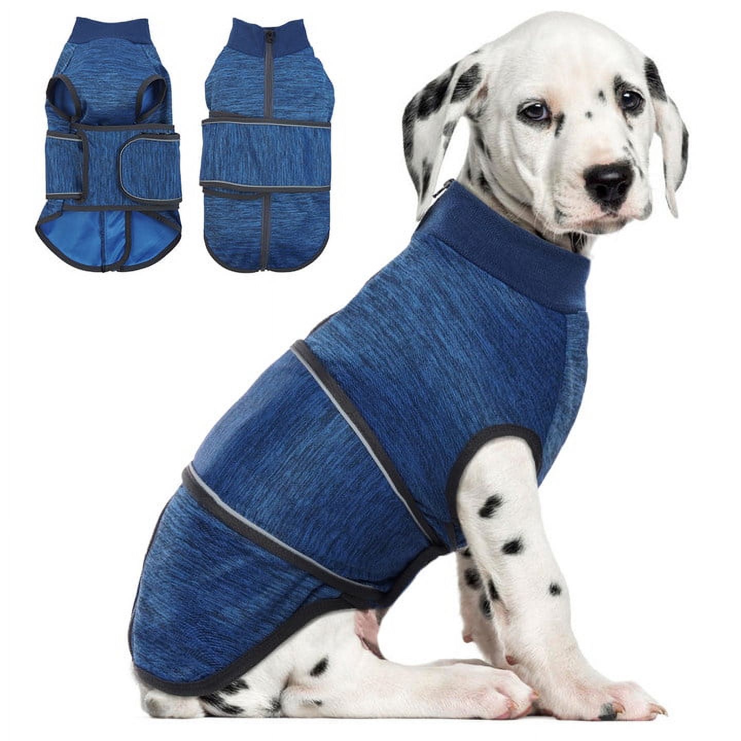 IDOMIK Adjustable Dog Anxiety Vest Soft Dog Calming Coat Dog Anxiety