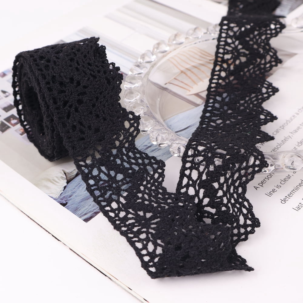 Traingular Ribbons IDONGCAI 12 yards Lace Ribbon Home Fabric Trim Decorative Cotton Lace ...