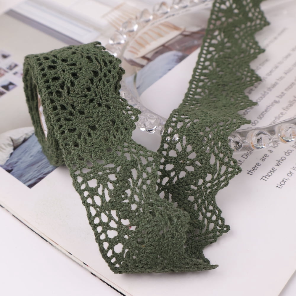 Traingular Ribbons IDONGCAI 12 yards Lace Ribbon Home Fabric Trim Decorative Cotton Lace ...