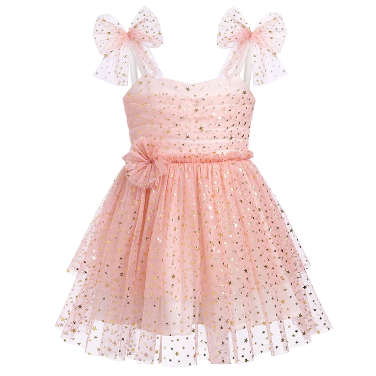 IDOPIP Baby Girls Tutu Dress Summer Sleeveless Ruffle Tulle Sundress  Backless Party Princess Dresses - Walmart.com