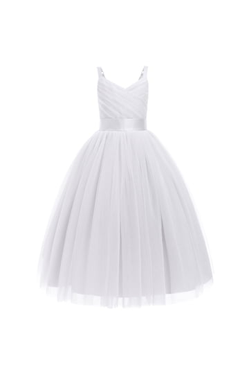 chinese dress ladies Intimacy White Lace Corset Split Maxi Dress – Club L London main image 0