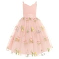 thumbnail image 1 of IDOPIP Flower Girl Dresses for Wedding Spaghetti Strap Tulle Princess Pageant Birthday Party Gown, 1 of 9