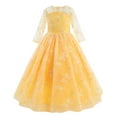 thumbnail image 1 of IDOPIP Flower Girls Vintage Lace Dress Floral embroidered Tulle Tutu Dress Wedding Party Gown, 1 of 7
