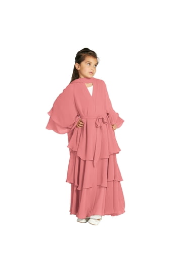 sachin and babi light blue dress 1960s Unlabeled Multiple Layered Pink & Green Chiffon Swing Maxi Dress –  Shrimpton Couture main image 0