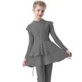 thumbnail image 1 of IDOPIP Modest Swimsuits for Girls Kids Muslim Swimsuits Islamic Full Cover Long Sleeve Top Pants Swim Hijab Cap, 1 of 7