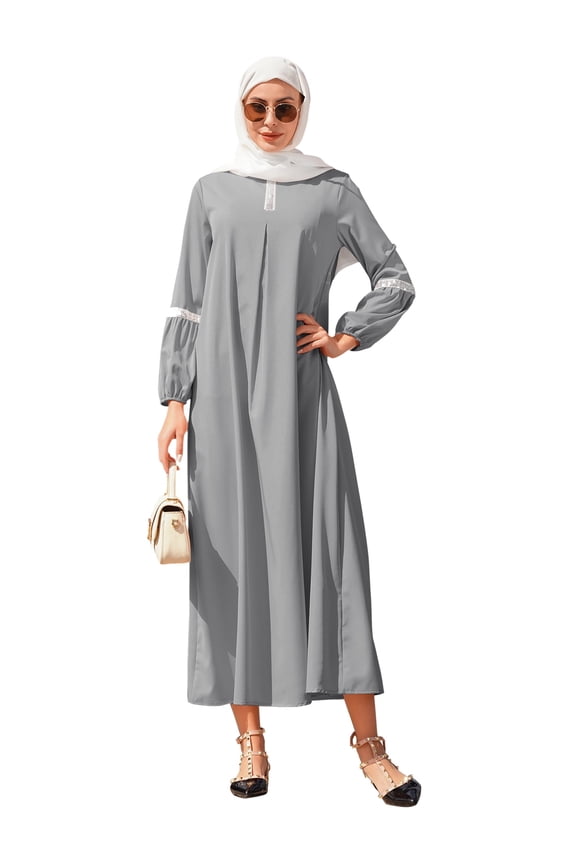 Muslim Abaya Hijab Dress for Women Sequin Islamic Prayer Dress One Piece Dubai Islamic clothes