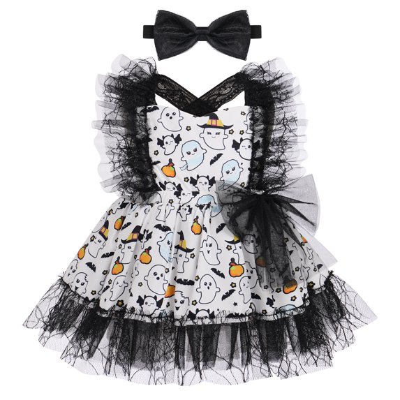IDOPIP Toddler Baby Girls Butterfly Tutu Dress Summer Sleeveless Backless Lace Princess Dress