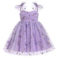 thumbnail image 1 of IDOPIP Toddler Baby Girls Tutu Dress Birthday Party Princess Dresses Floral Sequin Tulle Sundress, 1 of 8