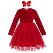 Velvet Christmas Dress Baby