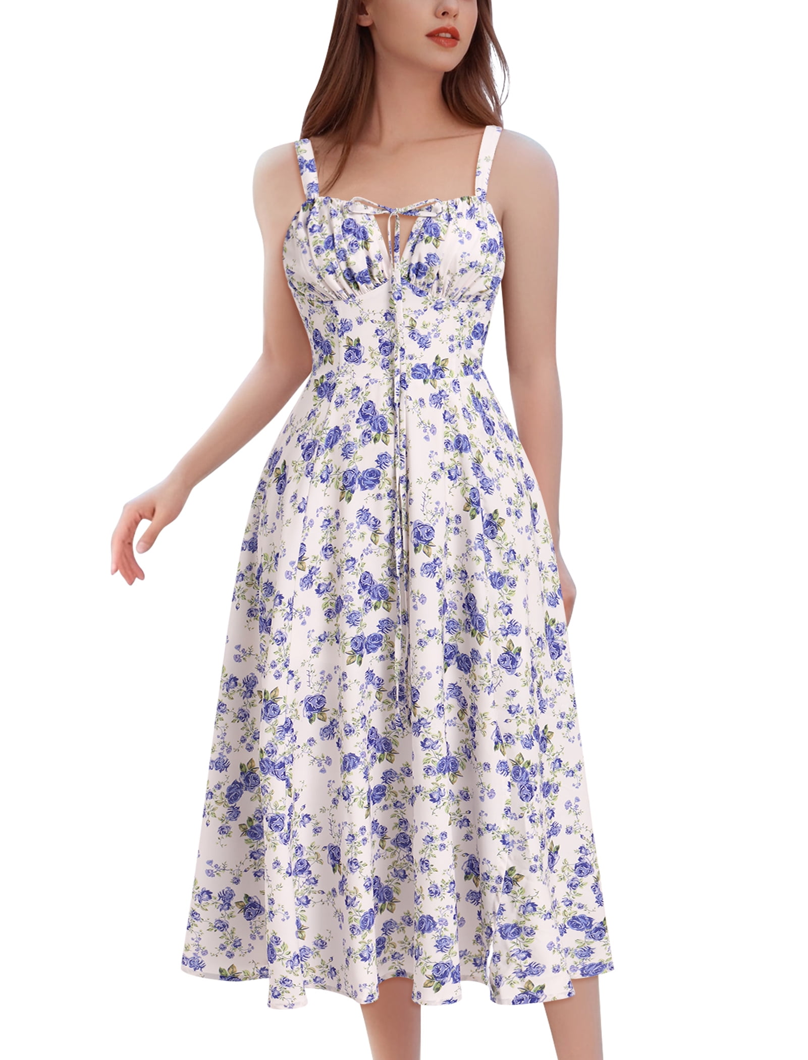 vintage midi wedding dress Off-White A-line Midi Wedding Dress