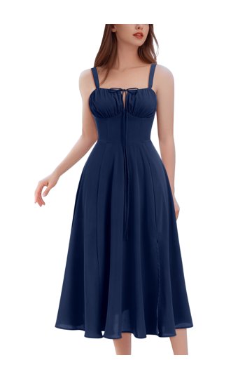 chinese dress ladies Fitted Lace Light Blue Dress 6