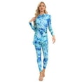 thumbnail image 1 of IDOPIP Women's Burkini Swimsuit Muslim Modest Swimwear with Long Sarong Cover up Wrap Skirt, 1 of 5