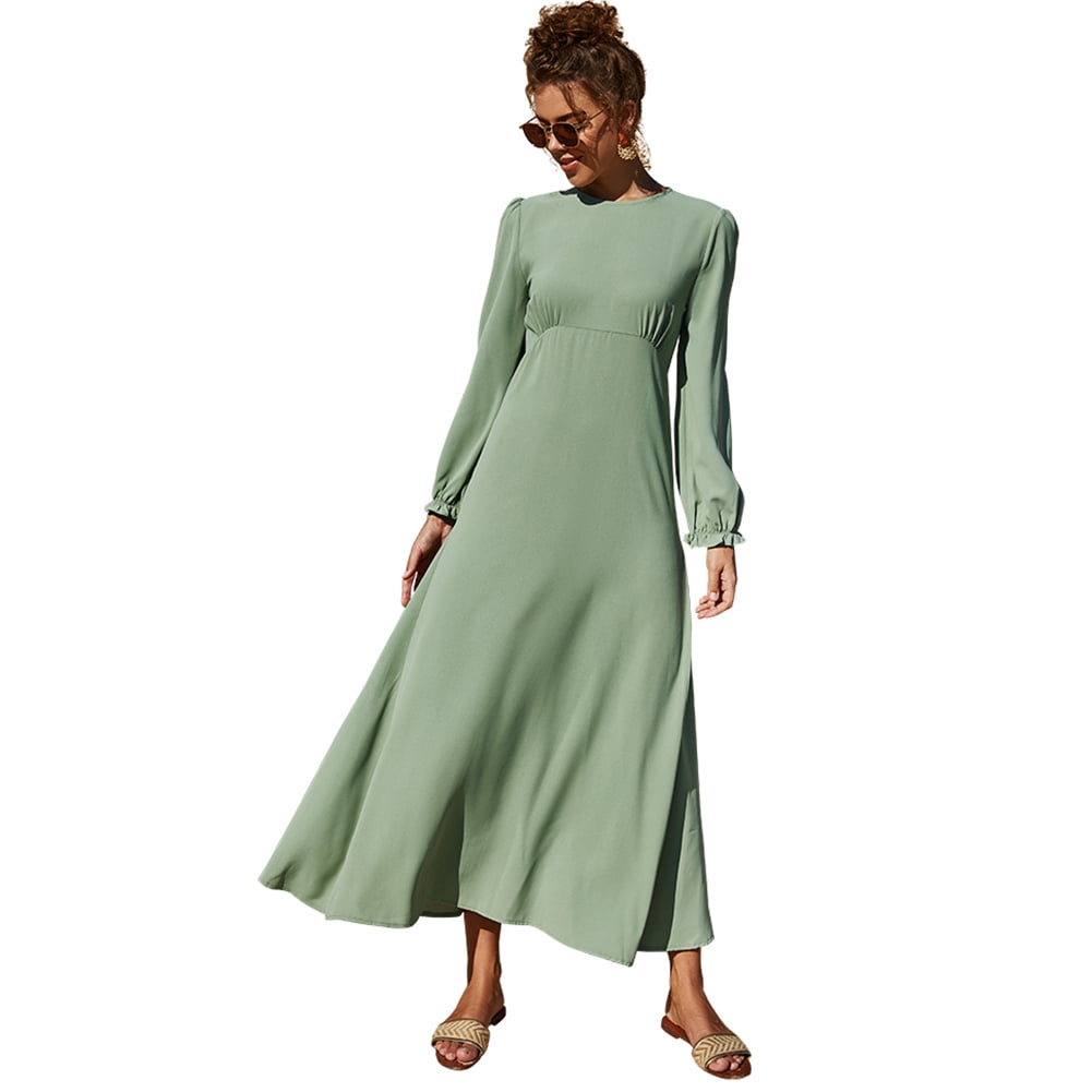 IDOPIP Women's Modest Formal Dresses ...