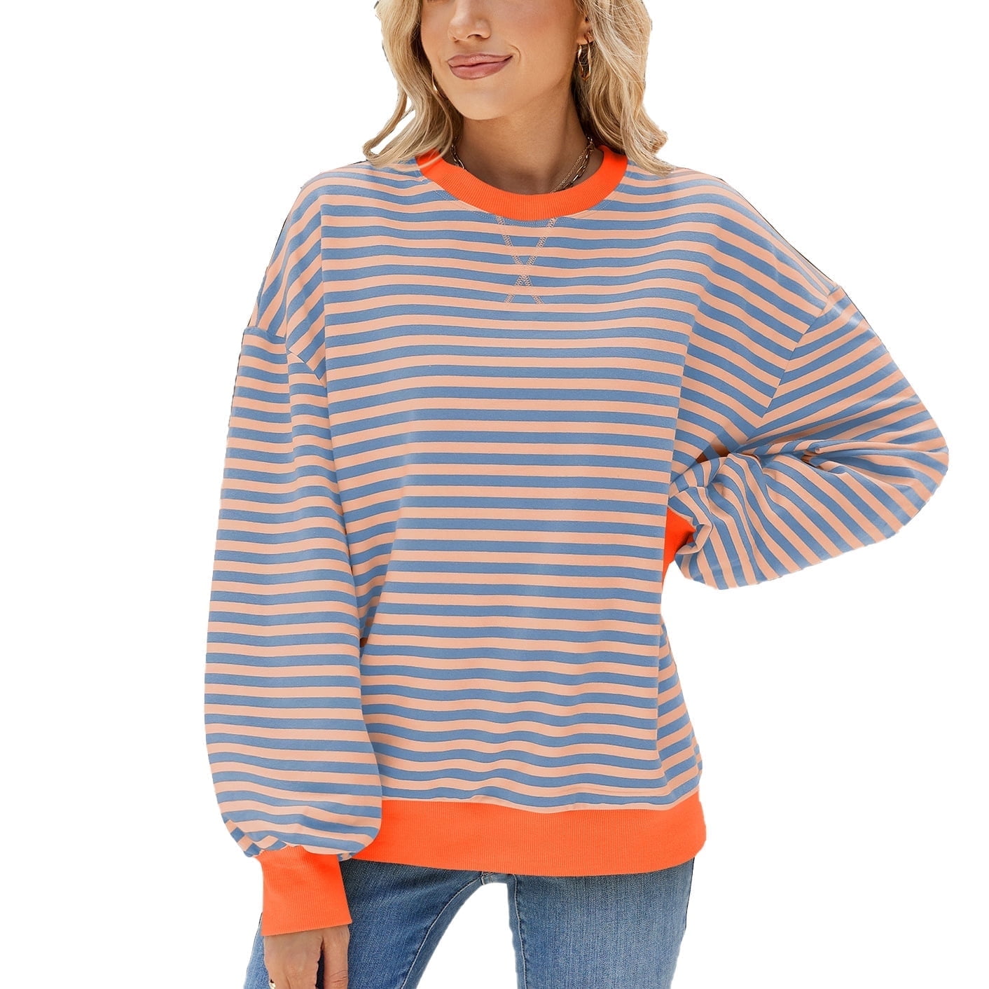 Oversized Mama Sweatshirt For Women | Mom Letter Print Pullover, Casual Crewneck Long Sleeve Shirt