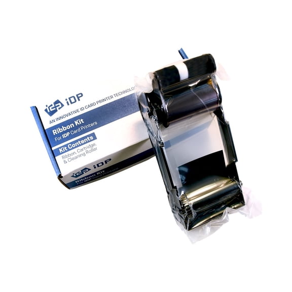 IDP - YMCKOK - print ribbon cassette with cleaning roller - for IDP SMART-31D, SMART-31S, SMART-51D, SMART-51L, SMART-51S