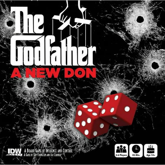 IDW Games Godfather: A Don, Board Game, Area Control, Dice Rolling
