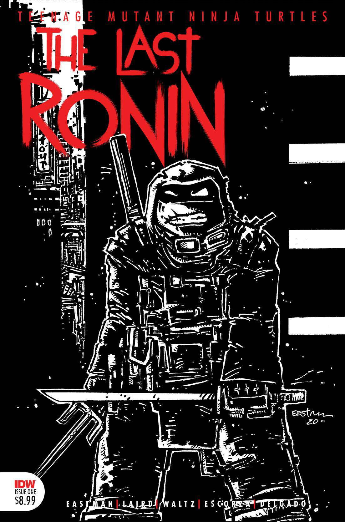 IDW Teenage Mutant Ninja Turtles #1 of 5 Last Ronin (3rd Printing Variant featuring new black and white artwork by Kevin Eastman)