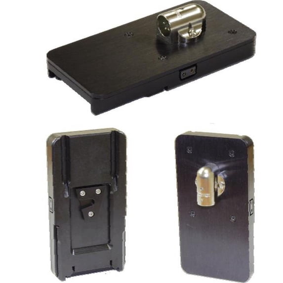 IDX System Technology IDX-NBV-XLR ENDURA 4-Pin XLR to V-Mount Adapter Plate