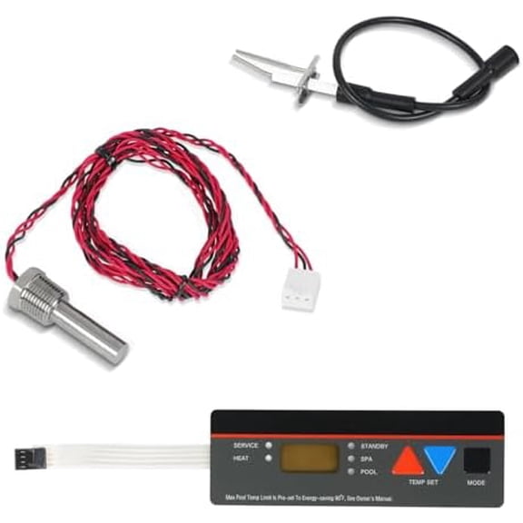 IDXIGN1930 FDXLBKP1930 FDXLTER1930 Kit Pool Heater Parts Compatible with Hayward H-Series Low Nox Pool Heater Igniter Keypad Membrane Thermistor Combination Package 2 Years Warranty$$Garden & Patio
