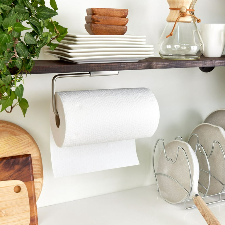 1pc Paper Towel Holder, Under Cabinet Paper Towel Rack For Kitchen