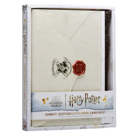 IE Gift / Stationery: Harry Potter: Hogwarts Acceptance Letter Journal and Wand Pen Set, (Hardcover)