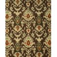 thumbnail image 1 of IE26BN Hand Tufted Wool Ikat Rug, 7'9 x 9'9, Brown, 1 of 4