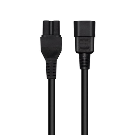 IEC 320 C14 Male to IEC 320 C15 Power Cable Cord for Laptops Power Adapters