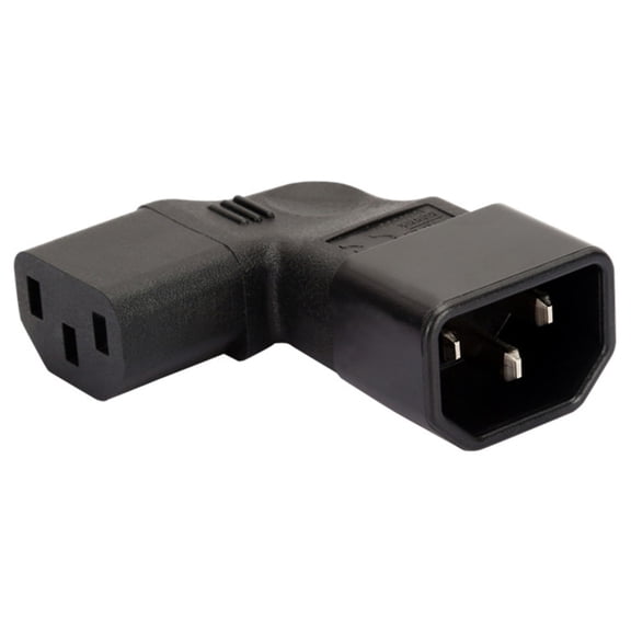 IEC 320 C14 Male to IEC320 C13/C5/C7 Female Adapter Conversion Plug 3-pin Socket