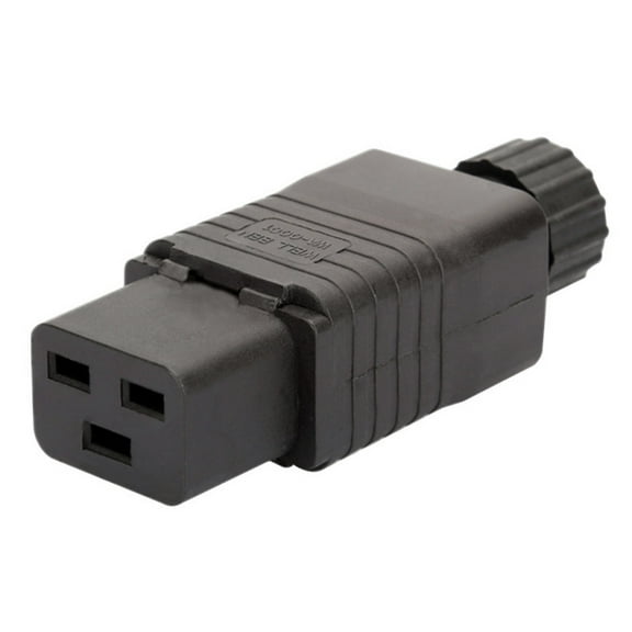 IEC 320 C19 16A Power Cord Connector,Black PDU IEC 320 C19 Rewirable Socket plug