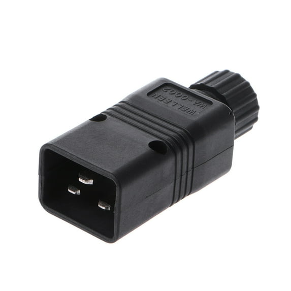 IEC 320 C20 Male Connector Power AC Power Plug Computer 16A 250V