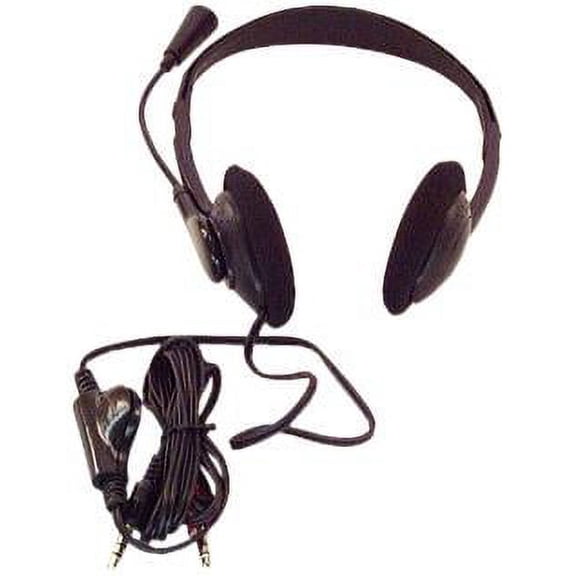 IEC ACC7002 Lightweight Stereo Headset With Microphone (3.5mm Plug)
