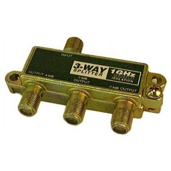 IEC ACC9001 3-Way 1GHz 90db Signal Splitter for Television or Satellite
