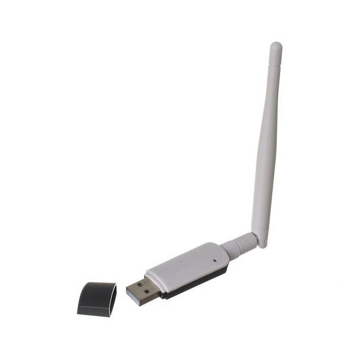 IEC ADP3142-W2 USB 802.11n 150Mbps WiFi Compact Adaptor With Antenna - image 1 of 4