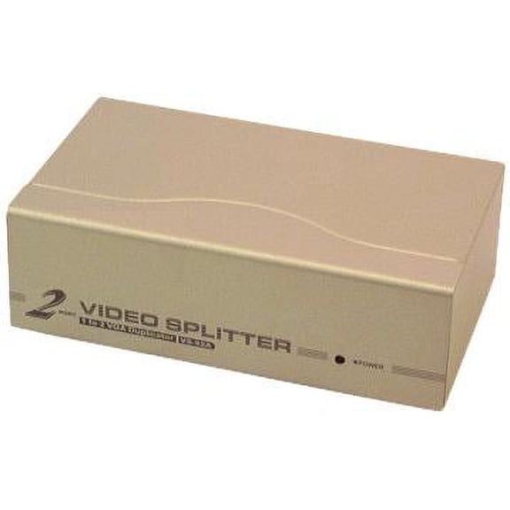 IEC ADP5202 2 Port VGA Splitter and Booster - Split a VGA signal and boost it up to 210 feet