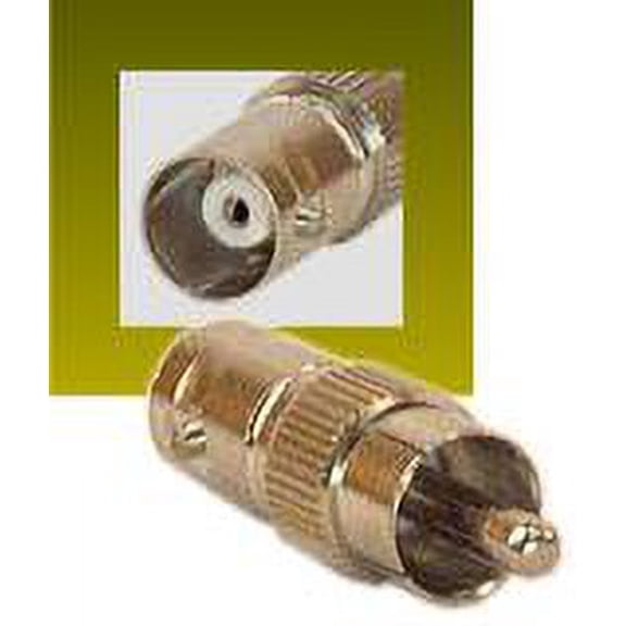 IEC BNCF-RCAM BNC Female to RCA Male Coax Adapter