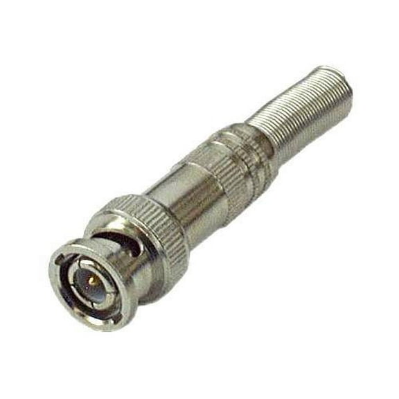 IEC BNCM-SP BNC Male Solder connector with Shell & Bend Relief
