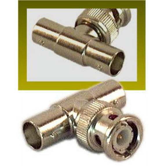 IEC BNCT-1M BNC 'T' Male to Female to Female Coax Connector