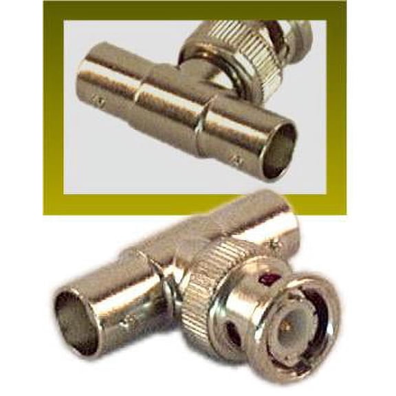 IEC BNCT-1M BNC 'T' Male to Female to Female Coax Connector