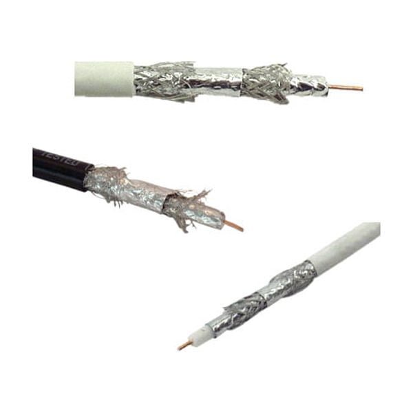 IEC CABRG6QDB RG6U 75 ohm Coax Cable Quad Shield Direct Burial