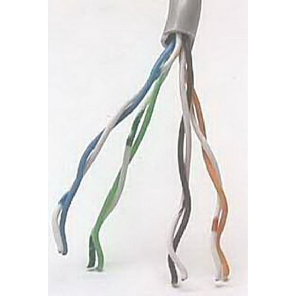 IEC CAB008-MP-L6-GY 24 Gauge 4 Pair Stranded Category 6 Gray Cable Priced by the Foot