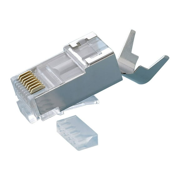 IEC EP106193C RJ45 Cat6A 10 Gig 2pc Round Shielded Package of 10
