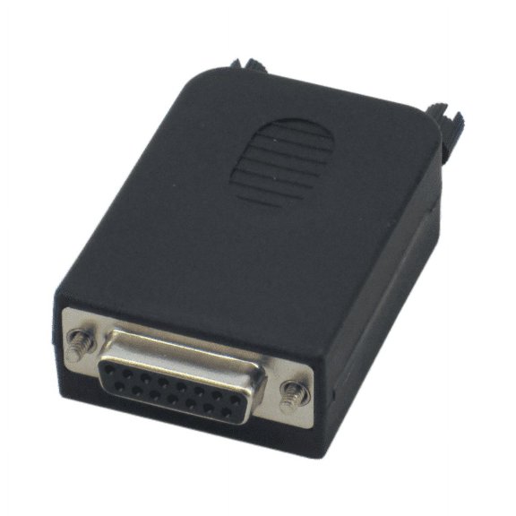 IEC EXC80067 Connector to screw terminals with cover for custom or on site wiring DB15F w/ Screw Set