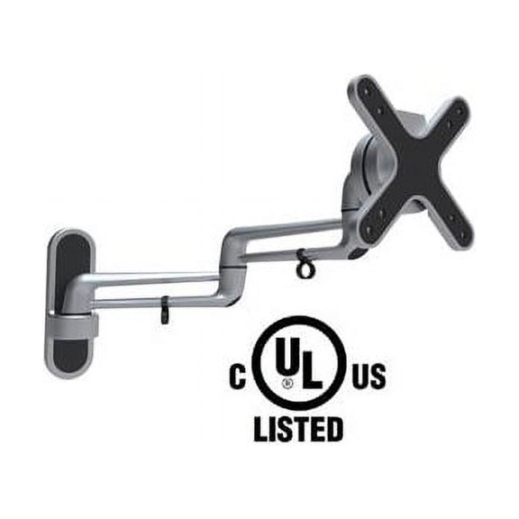 IEC H0016 Flat Screen Video or Monitor Mount with 16.4 inch Arm for 13 to 27 inch 33 lbs max.