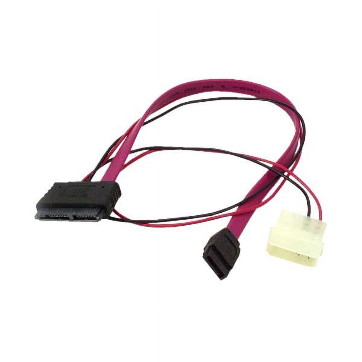 IEC L10619 Micro SATA to SATA Data & Power Adaptor