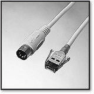 IEC L1204-10 PS-2 Keyboard Cable Modular Plug to 6 pin Male 10'