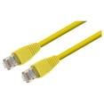 thumbnail image 1 of IEC L60464-25 RJ45 4Pr Cat 6 Patch Cord with Strain Relief Boot YELLOW 25', 1 of 1