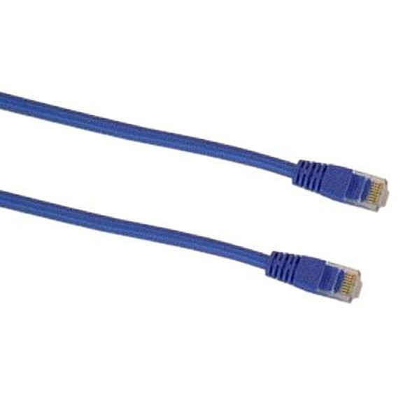 IEC M05296-05 RJ45 4pr Cat 5e UTP Cable With Molded Snag Free Strain Relief Blue - Imported 5'